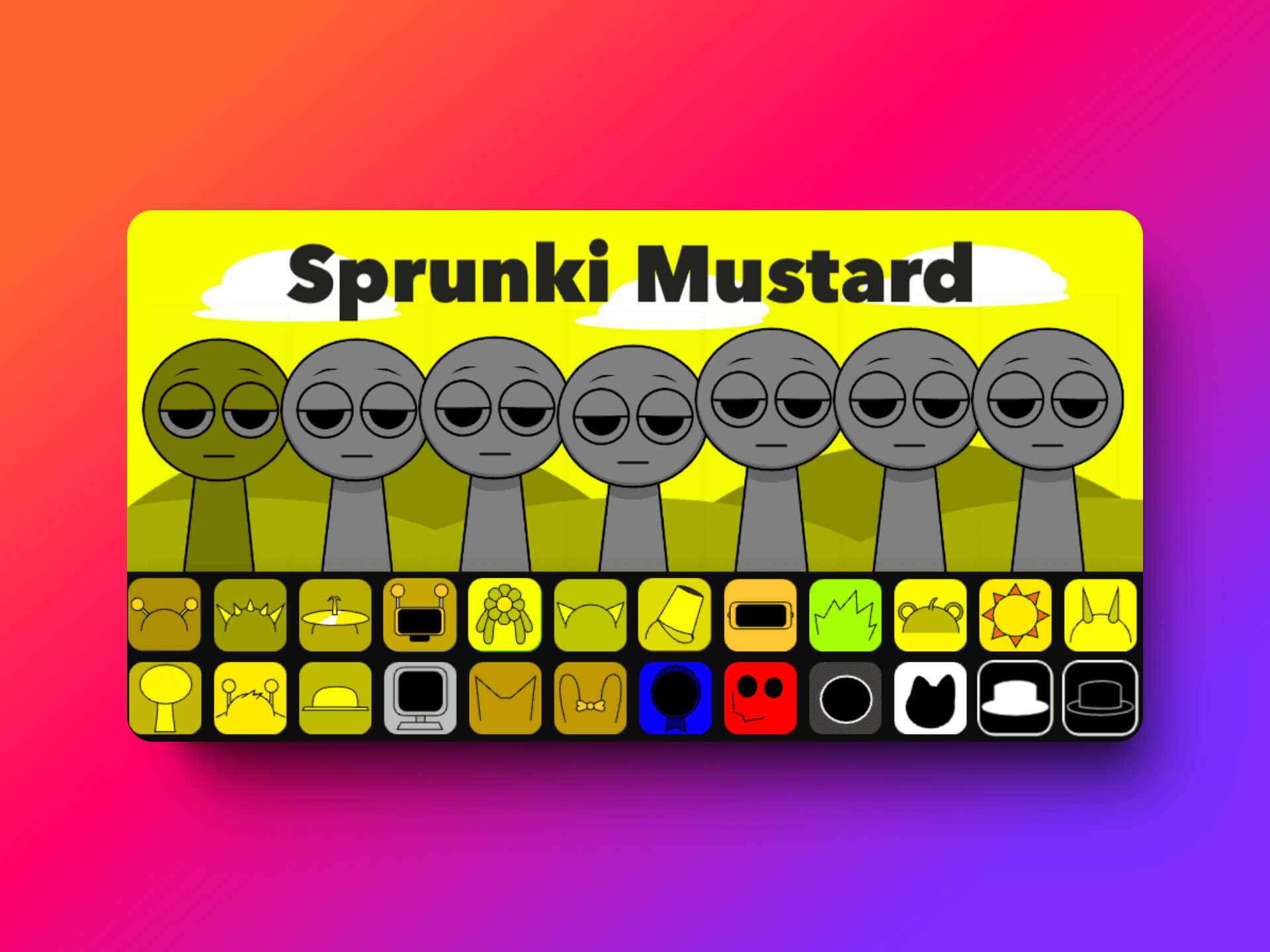 Play Sprunki Mustard